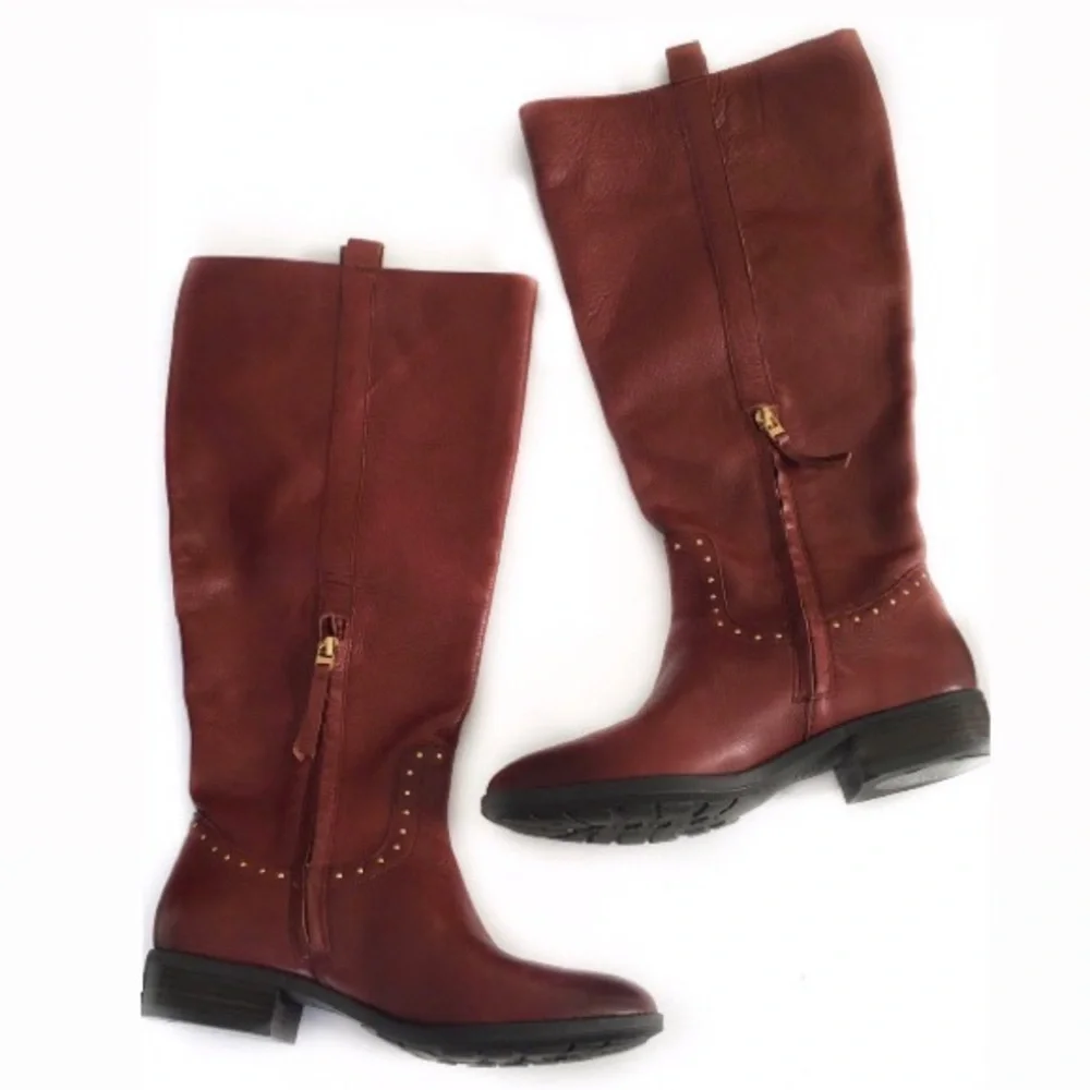 SAM EDELMAN Prina Riding Boot Wide Calf 8.5 - Picture 2 of 5